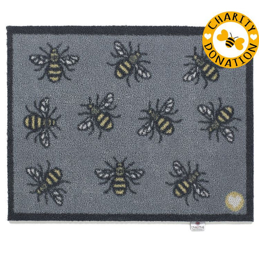 HR Dørmatte - motiv bier (A Bee 2)